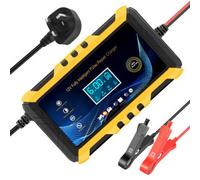 Car Battery Charger 12/24V 6A Intelligent Automatic Pulse Repair Starter Agm/ge