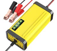 Car Battery Charger, 12V 2a Automatic Battery Charger Intelligent Charges, Repairs, Maintains for Car Motorcycle Boat Mower, AGM GEL and Lead Acid Battery