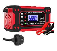 Car Battery Charger 12V 6-Amp Fully Automatic Smart Charger and Maintainer, Car Battery Repair and Desulfator for Cars Boat Motorcycle Lawn Mower RV ATV SUV Snowmobile