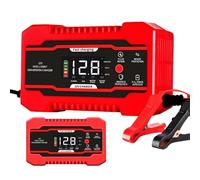 Car Battery Charger | 12V 6A Automatic Battery Fast Charger, Maintenance Equipment for Automobiles Motorcycles Trucks Tricycles Trucks