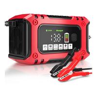 Car Battery Charger, 12V 8A Smart Battery Trickle Charger, Car 12V Battery Maintainer, Desulfurizer with Temperature Compensation for Trucks Motorcycles and Lithium Iron Phosphate Batteries