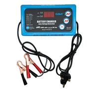 Car Battery Charger, 6/12V 2/6A Intelligent Automatic Battery Charger for Automotive, Motorcycle, UK Plug