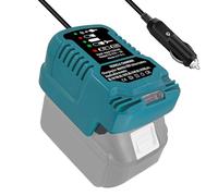 Car Battery Charger Replace for Makita 18V Lithium Ion Battery Charger BL1850 BL1835B BL1845B BL1845 BL1820 BL1820B Vehicle Charger(NOT for 12V, 14.4V)
