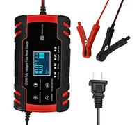 Car Battery Charger,Trickle Charger for Car Batter Full Automatic Car Battery Charger 12V 2A 24V 4A Intelligent Fast Power Charging Wet Dry Acid Digital Display(12V 8A 24V 4A)