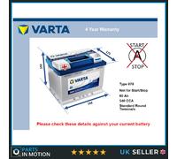 Battery fits DAIHATSU SPORTRAK HIJET FOURTRAK 1.0 1.6 2.0 85 to 99 Varta 078 New