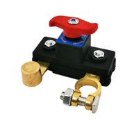 Car Battery Disconnect Control, Car Battery Shut Off Switch Breaker, Electrical Safety Device, Automotive Terminal For Trucks Rvs Boats Boat, ATV, Vehicle (Zinc Alloy-RD)