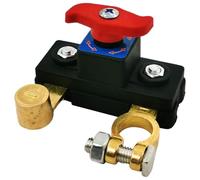 Car Battery Disconnect Switch, 12V Battery Kill Switch with Knob for Vehicle Storage & Safe Maintenance, Heavy Duty Cut Off Switches for Truck RV Tractor Boat Disconnect