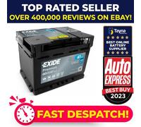 Car Battery EA612 Exide 075 600A 61Ah 4Yr Warranty 242x175x175 Premium