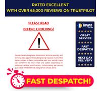 Car Battery EB558 Exide G75SE 56010GUG Genuine Top Quality Guaranteed New