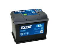 Car Battery EB620 Exide Excell 12V 62Ah 540CCA Type 027 71751140 61216927453