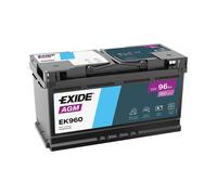 Car Battery EK960 Exide AGM 12V 96Ah 850CCA Type AGM019 50538368 95861109221