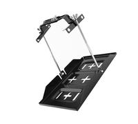 Car Battery Holder Battery Tray Battery Holder 12v with Switch, Battery Holder Automotive Car Battery Tray Hold Down, Universal Metal Car Battery Tray Adjustable Hold-Down Clamp Kit