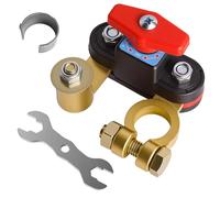 Car Battery Isolator Switch 12v-24v Adjustable Pure Copper Car Battery Power Cut-Off Switch Breaker, Smart Car Battery Disconnect Switch for Boat Rv Truck Supplies