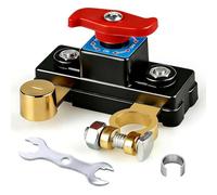 Car Battery Isolator Switch 12v-24v Adjustable Pure Copper Car Battery Power Off Switches Breaker Car Battery Disconnect Switch for Cars Truck RV Marine and Boat, Anti-Theft & Power Failure Protection