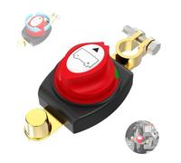 Car Battery Isolator Switch 12V-48V, Top Post Battery Disconnect Switch, Battery Isolator Cut On/Off, Battery Power Cut Master Disconnect for Heavy Duty Automotive Vehicle, RV and Boat