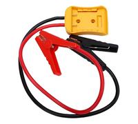 Car Battery Jump Cable Heavy Duty 8AWG Silicone Wire High Temperature Resistant Automotive Booster Cable for SUVs Light Trucks Emergency Starting (2FT)