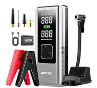 Car Battery Jump Starter with Air Compressor 160PSI,5500A Portable Jump Starter Battery Pack (All Gas/10 L Diesel),12V Jumper Starter with Charger,Type-c Fast Charging,Lighting in Jump Box