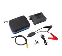 Car Battery Jumper Starter Portable Safe 16000mAh Power Bank with Air Compressor for Gasoline 4.0L 3.0L Vehicles ABS Material 19x15x5.5cm