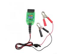 Car Battery Memory Saver OBD Power Supply with Dual Display Voltage Current Leakage Detection for ECU Data Preservation During Replacement