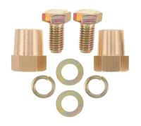 Car Battery Post Adapter M10 Internal Thread Copper Golden Pair