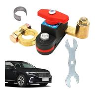 Car Battery Power Cut-12-48V Cut Off Knob - Pure Copper Stable Transmission - Auto Batteries Isolator Disconnector | For Marine, Boat, Vehicle, ATV, Engineering, Inspection