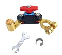 Car Battery Power Cut-Off Switch Breaker, Adjustable Pure Copper Stable Transmission High Conductivity 12v-24v Disconnect Switch Smart Car Switches for Cars Truck Boat Rv Supplies