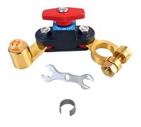 Car Battery Power Cut-Off Switch Breaker, Adjustable Terminal Clamps with Wrench & Spacer, 12-24v Disconnect Switch Smart Car Switches, Anti Leakage High Conductivity for Car, Boat, Truck Supplies