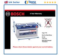 Bosch S4 vehicle battery 80 Ah 12 V 740 A Car