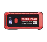 Car Battery Starter, 2500A 25800mAh 12V Car Jump Starter with 3.0 LCD screen LED Light and Type-C Port,Portable Car Battery Jump Starter for Vehicle Camping