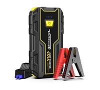 Car Battery Starter, 4000A Emergency Starter for Car/Motorcycle (Engines up to 7.5L Petrol/5.0L Diesel) 12V Demarting Booster with LED Torch