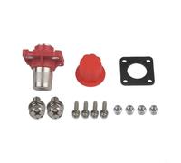 Car Battery Terminal Connectors,Energy Storage Terminal, Heavy Duty 250A Nickel Plated Copper Lug, M8 Stud, for 16-70mm² Cable, Extreme Temp (-40 to 125°C), for Battery Bank, Solar(Positive)