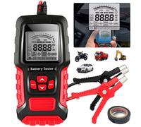 Car Battery Tester 12V 24V Lcd Load Analyzer Cranking Charging Diagnostic Tool