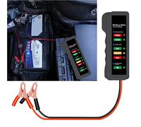 Car Battery Tester 12V Battery Load Checker Analyzer,Alternator Charging Tester with LED Indicator Light for 12V Vehicle/RV/Boat/Motorcycle
