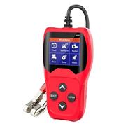 Car Battery Tester Detector Motorcycle 12V 100-2000CCA Cranking Charging Load Analyzer Tools Digit Fast Accurate Detection(Ancel BA101 Red)