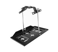 Car Battery Tray, Universal Vehicle Battery Tray 135mm-190mm Adjustable Battery Tray Hold Down Clamp Kit for Automotive Marine Use, 13.5 x 7.87in, Black