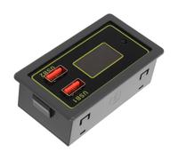 Car Battery Voltage Monitor with USB LCD Display, 12v 24v | Real-time Tracking, Early Issue Detection, for Garages, Motorcycle Riders and Commercial Trucks