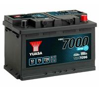 Car Battery YBX7096 EFB Stop Start 12V 700CCA 75Ah T1 Terminal by Yuasa
