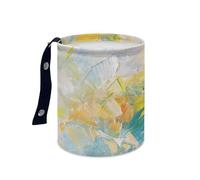 Car Bin White Blue Orange Bin for Car Rubbish Bins Oxford Cloth Leak Proof Car Trash Can Waterproof Foldable Cars Essentials Easy to Hang Camping Cars Bins Portable Collapsible 15x18.5cm/1 Pcs