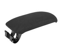 Car Black Cloth Leather Center Console Armrest Lid Cover Compatible with A3 8P A5 2003 to 2013 Model 8P0864245P, Fits Interior Trim Replacement Upgrade