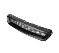 Car Black Grill Mesh Front Hood Grille Grill Air Flow Intake Mesh For Civic 1996 1997 1998 Centre Front Main Grille