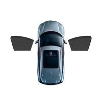 Car Blackout Blinds Rear Window Fit For BENZ B Class W245 W246 W247 2005-2024 Double-Layer Magnetic Car Sunshade Curtain Side Window Privacy Cover(Front 2019-2024)