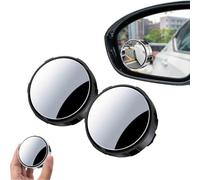 Car Blind Spot Mirror 2 Pack,2025 New Blindspot Wide Angle Mirrors,Side Mirror Blindspot Detector,Universal Vehicles (Black, 2Pcs)