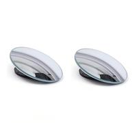 Car Blind Spot Mirror Wi-angle 360 Gree Adjustable Anti Fog Safety Driving Round Frame Convex Rearview Auxiliary 2pcs Glass For Car Mirrors(2pcs Frameless)