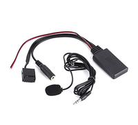 Car Bluetooth Audio Aadapter, Bluetooth AUX-IN Cable Module Adapter Auxiliary Input Interface Adapters with Microphone Handsfree Calling Fit for Ford 6000CD