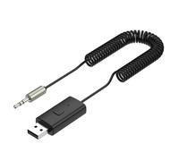 Car Bluetooth Receiver 5.1Stereo USB Dongle To 3.5mm Jack Handsfree AUX Music Adapter Audio Mic Call
