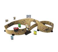 Car-Board Racers Monster Adventure Set - Expandable Toy Course with Motorised Monster Truck, Obstacle Jump and Much More - For Children Aged 5-12 Years