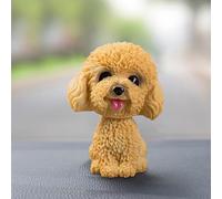 Car Bobble hea-d Dog, Funny Dashboard Puppy Bobblehead min-i Animal Figurine Bobble hea-d Dogs Car Dash Ornament Cute Shaking hea-d Nodding Dog Puppy Figurine Ornament For Car Desktop Bookshelf