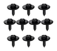 Car Body Bumper Wheel Arch Engine Under Cover Retainer Hex Head Metal Screw Set Of 10 Fender Liner Air Duct Splash Shield Trim 07147129160 For BMW E38 E39 E46 E60 E65 E90 E92 M3 M5 X5 X3