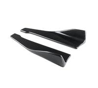 Car Body Kit For Kia For Stinger 2018-2023 48cm Rear Bumper Splitter Apron Spoiler Side Skirt Extension Accessories(Carbon look)