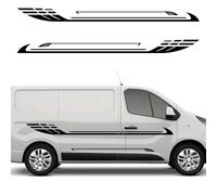 Car Body Side Stickers, for Camper RV Van Motorhome Caravan Racing Sport Stripes Vinyl Decal Decoration Auto Tuning Accessories Car Side Skirt Stickers